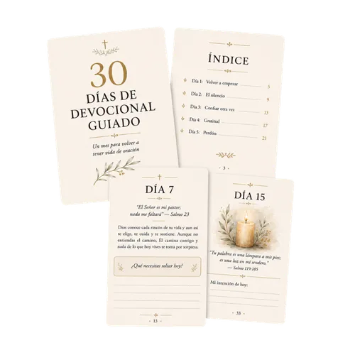 30 Días de Devocional Guiado — un Salmo por día, una reflexión corta, una intención