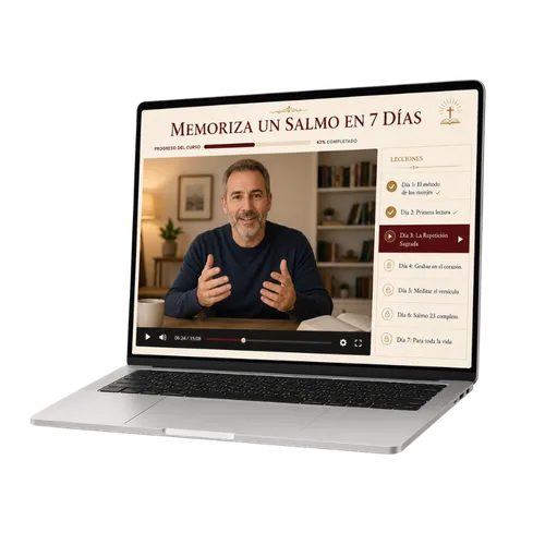 Memoriza un Salmo en 7 Días — el método de los monjes en curso online